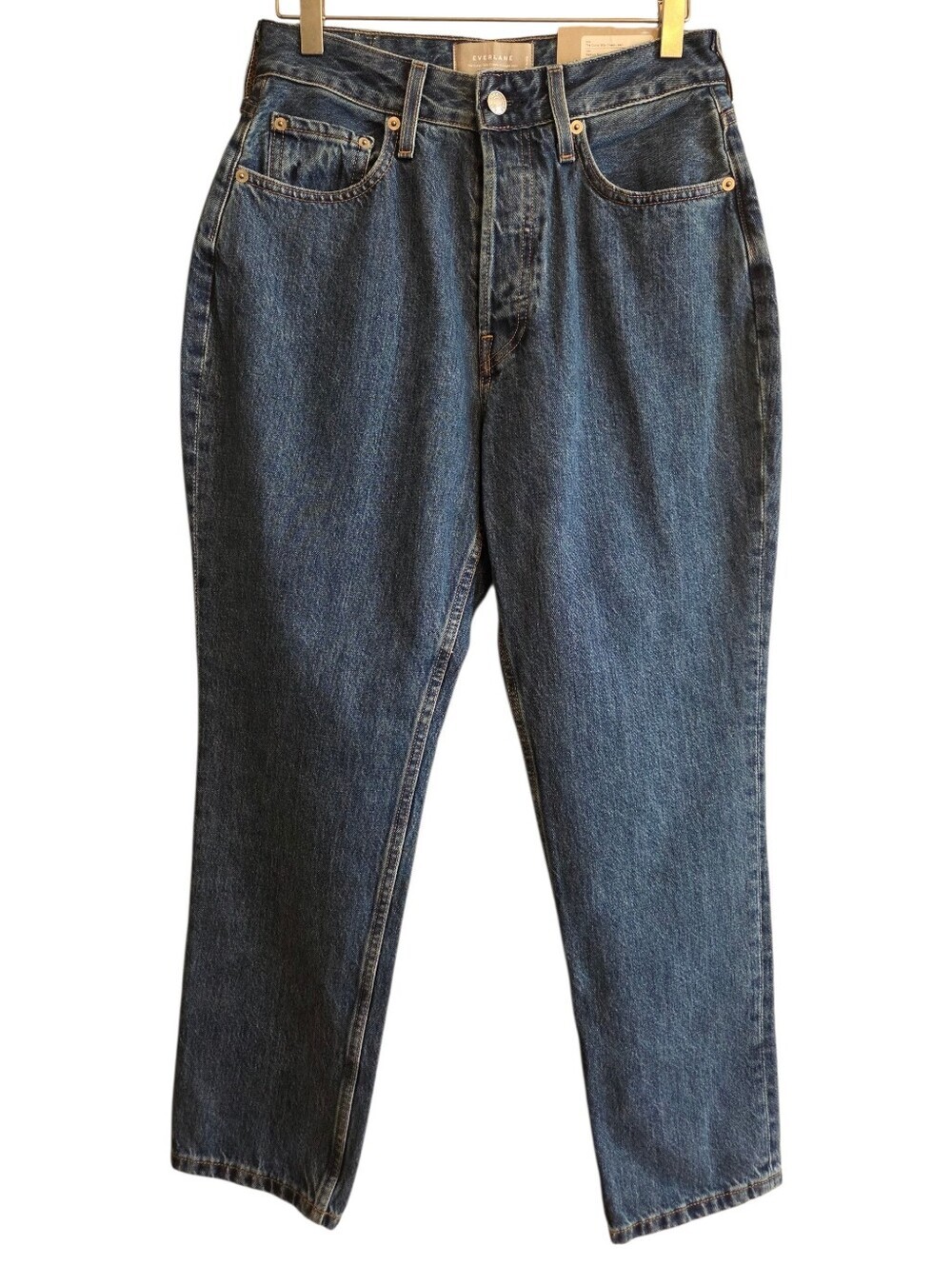 Everlane The Curvy 90s Cheeky Straight Jean Ankle Length Sz 28 Button Fly